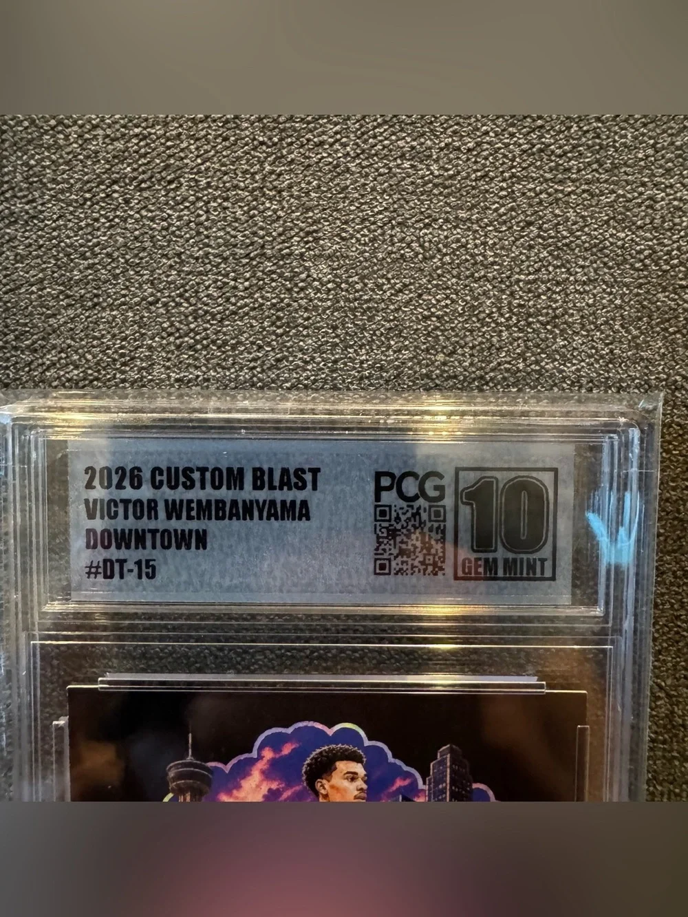 Victor Wembanyama 2026 Custom Blast Downtown #DT-15 PCG 10